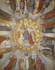 &39;Empyreum&39;, Dante Room, Cassino Massimo, Roma, 1818-24